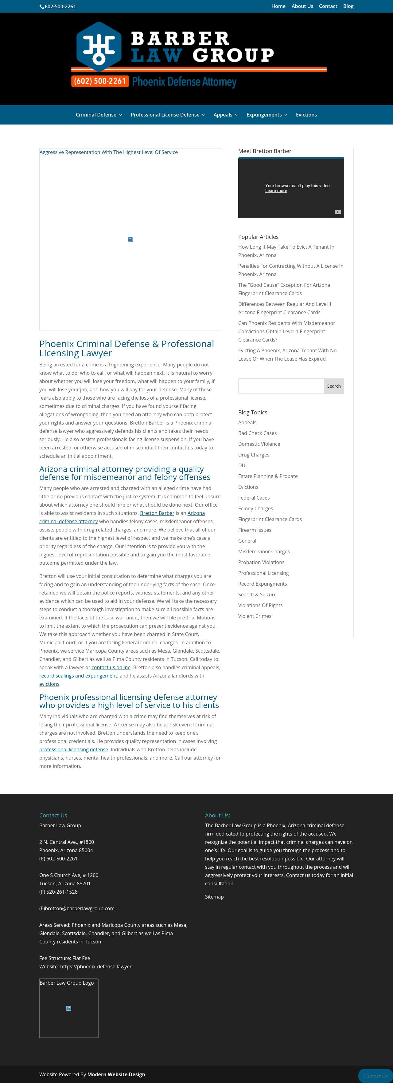 Barber Law Group PLLC - Phoenix AZ Lawyers