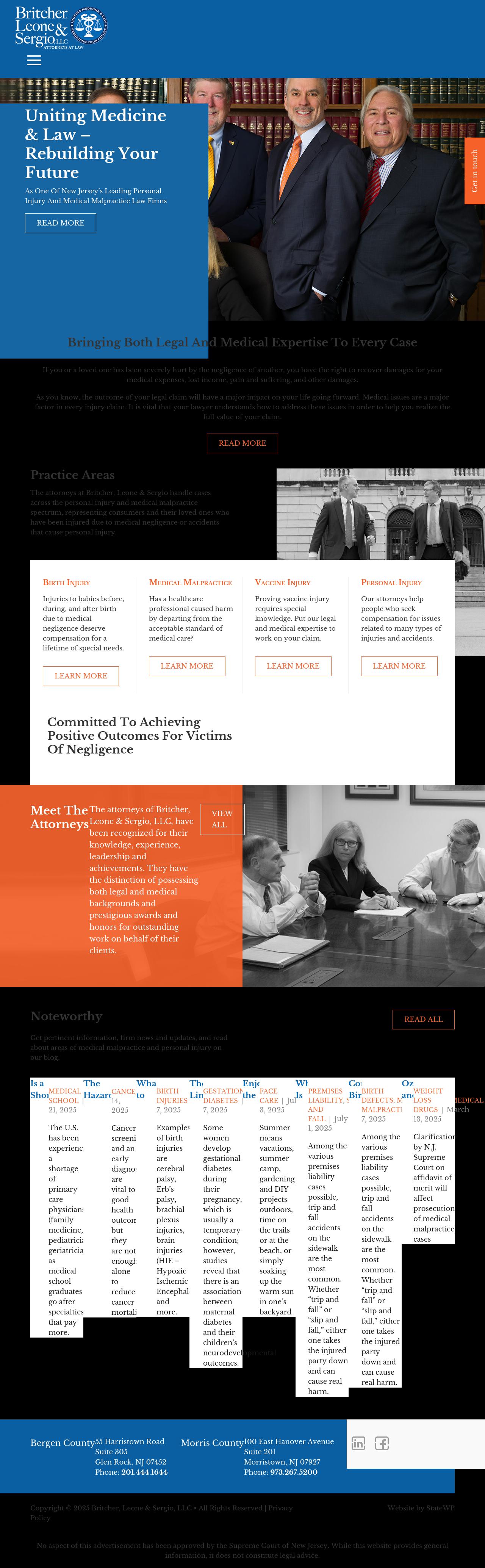 Britcher Leone & Roth LLC - Glen Rock NJ Lawyers