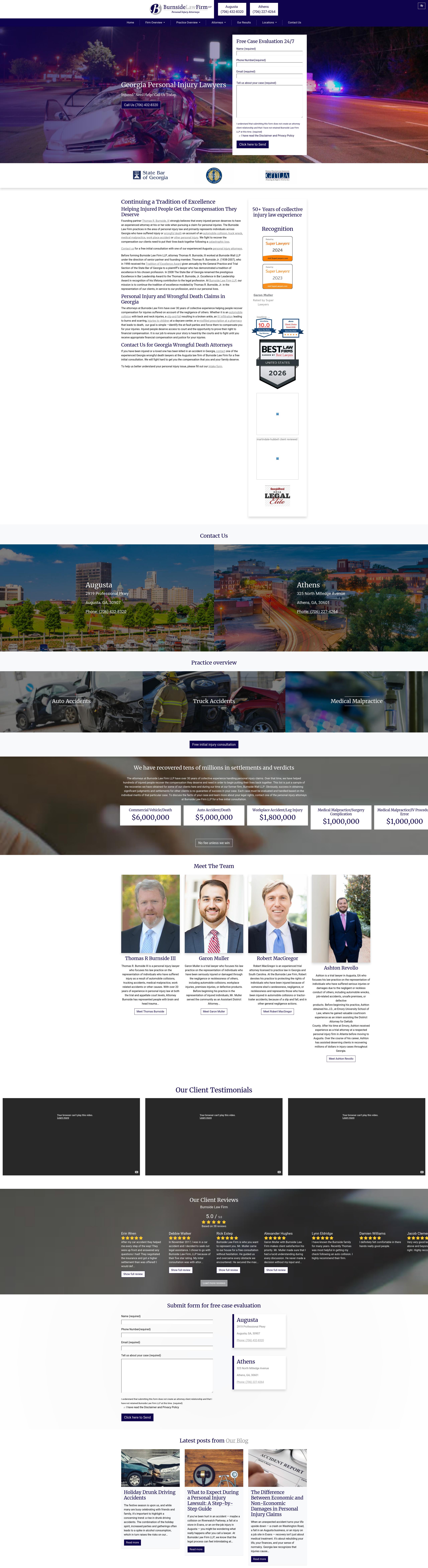 Burnside Law Firm, LLP - Athens GA Lawyers