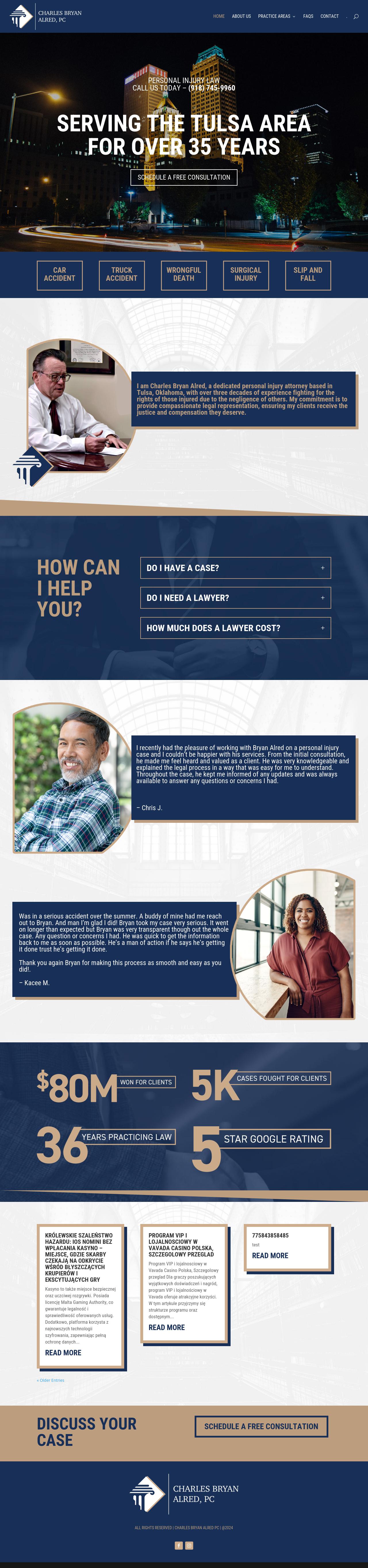 Charles Bryan Alred, PC - Tulsa OK Lawyers