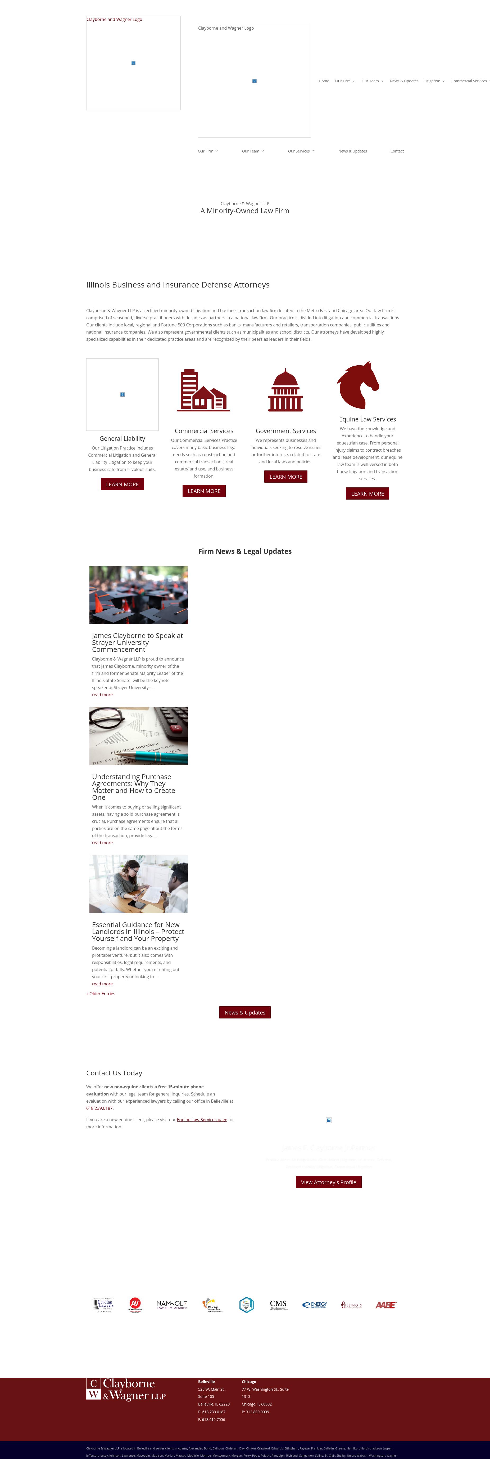 Clayborne, Sabo & Wagner LLP - Belleville IL Lawyers