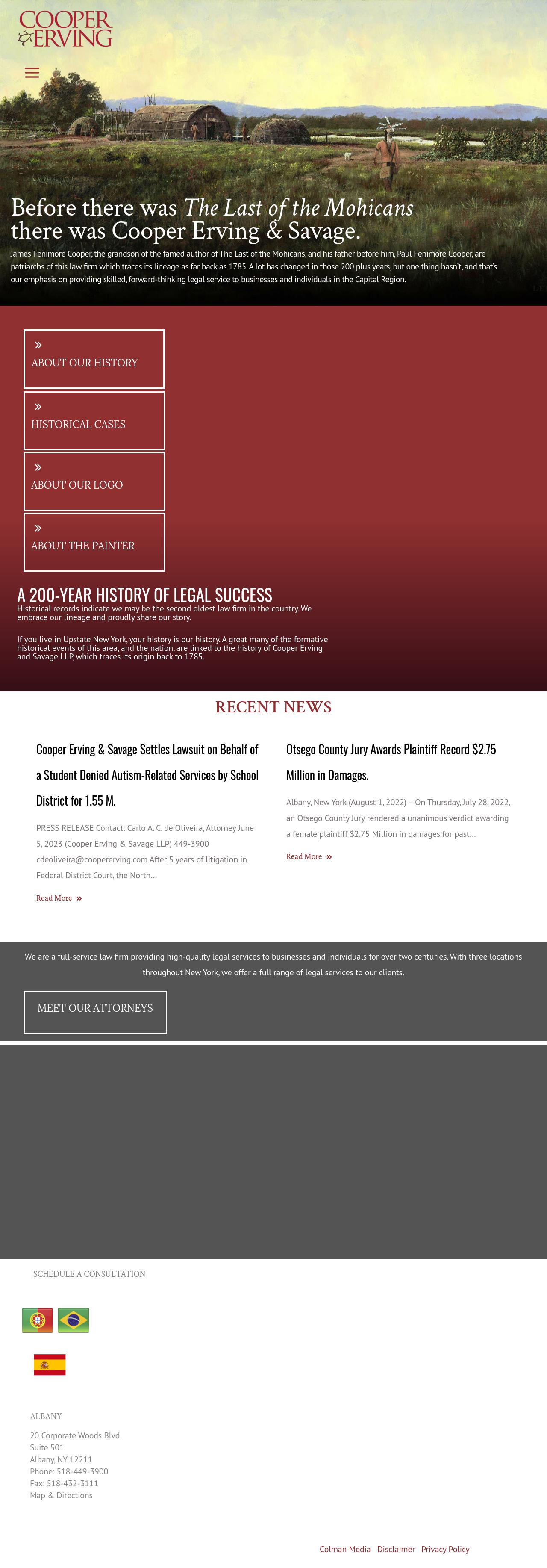 Cooper Erving & Savage LLP - Albany NY Lawyers