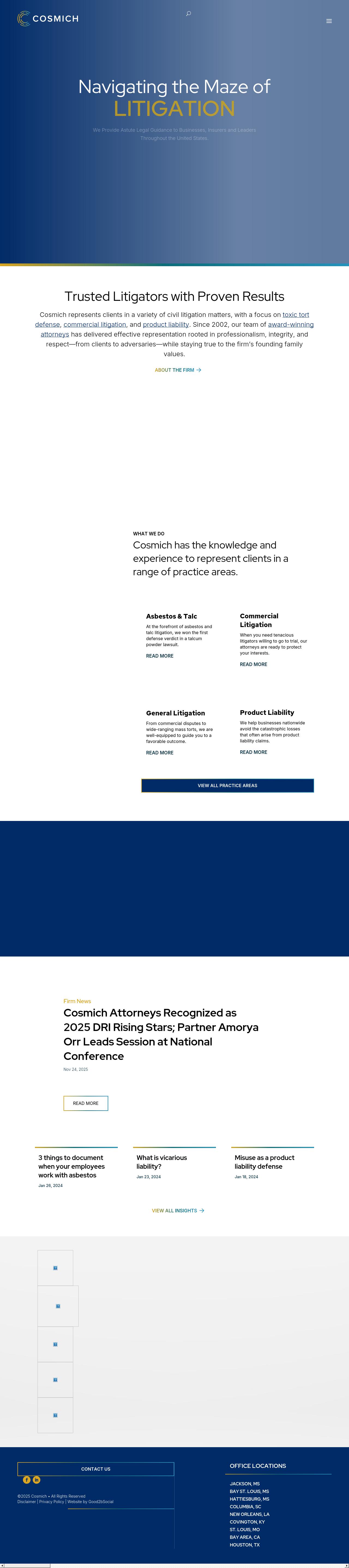 Cosmich Simmons & Brown, PLLC - Cincinnati OH Lawyers