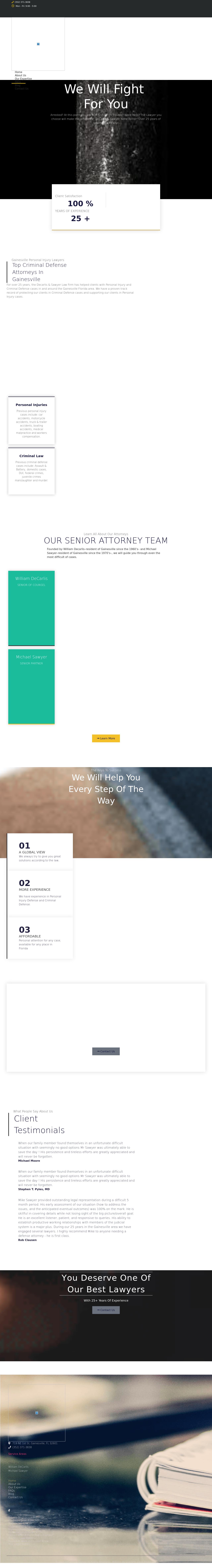 DeCarlis & Sawyer - Gainesville FL Lawyers