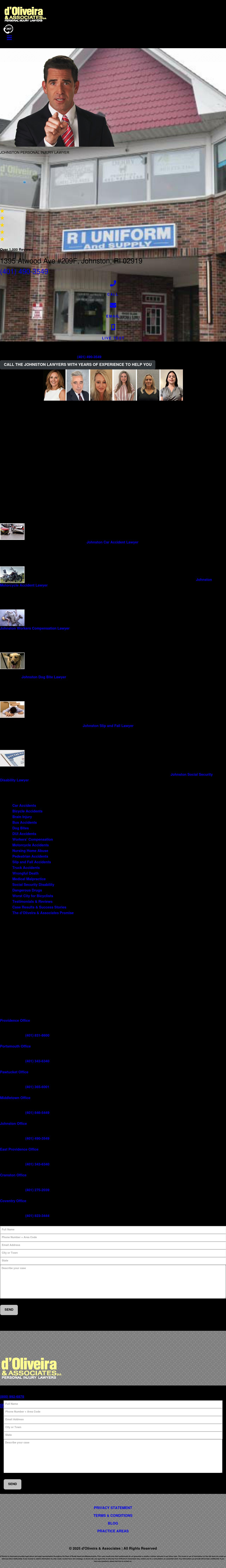 d'Oliveira & Associates - Johnston RI Lawyers