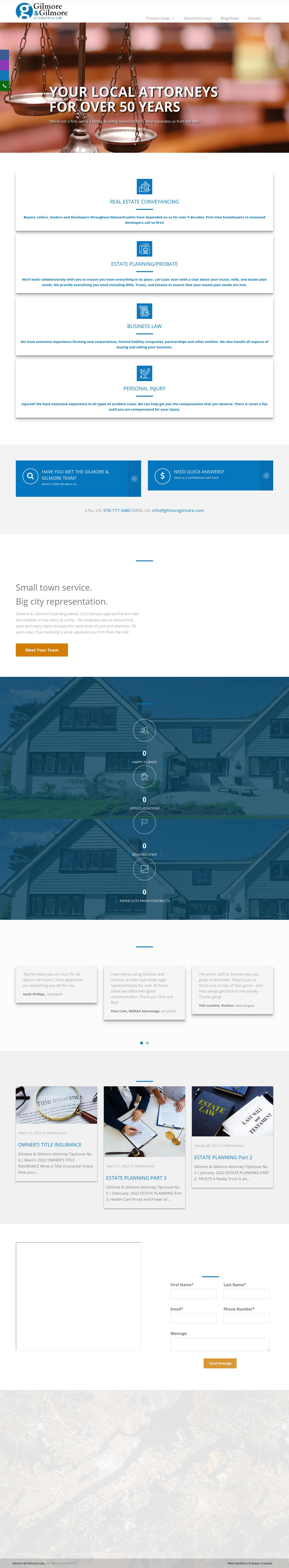 Gilmore & Gilmore - Danvers MA Lawyers