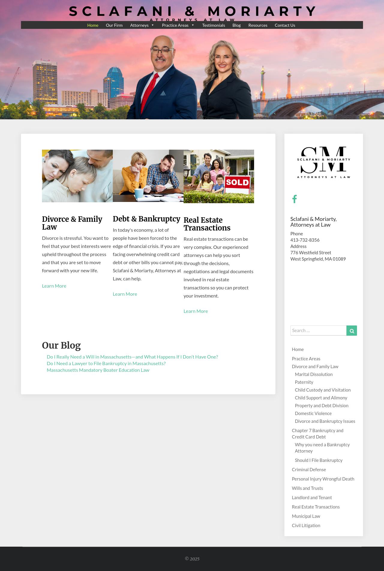 Johnson, Sclafani & Moriarty, Attorneys at Law - West Springfield MA Lawyers