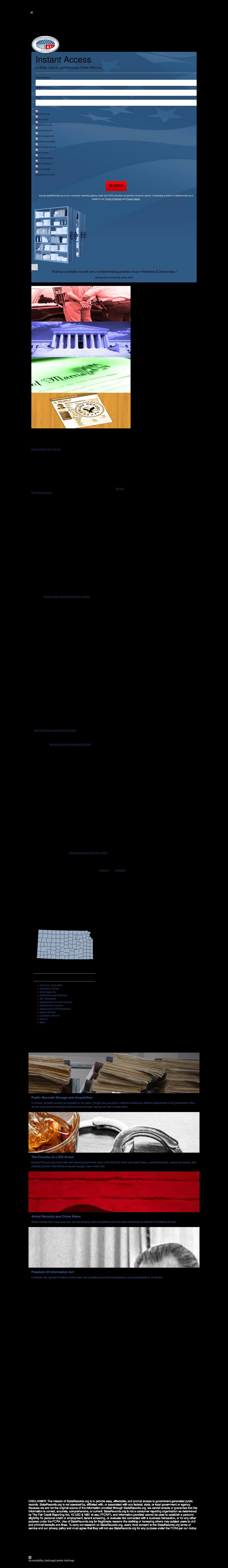 Kansas State Records - Wichita KS Lawyers