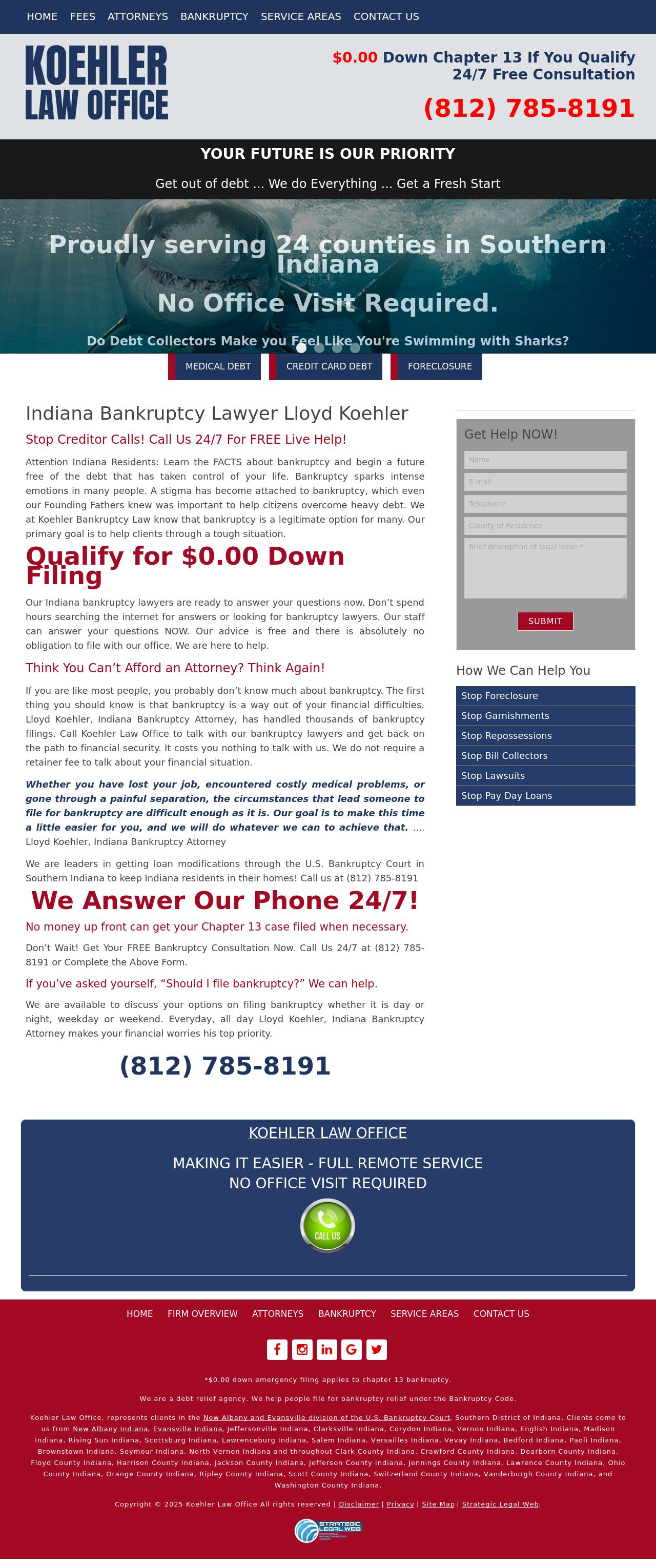 Koehler Law Office - New Albany IN Lawyers