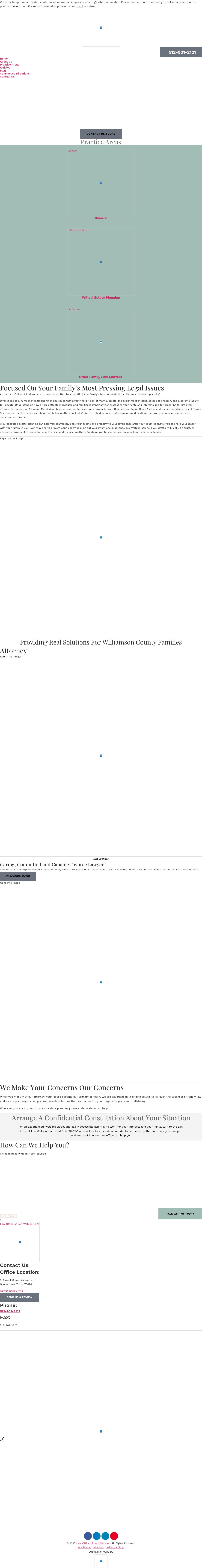 Law Office of Lori Watson - Georgetown TX Lawyers