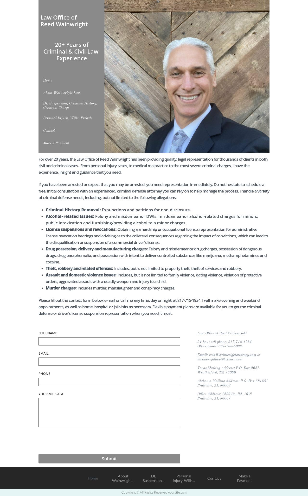 Law Office of Reed Wainwright - Weatherford TX Lawyers