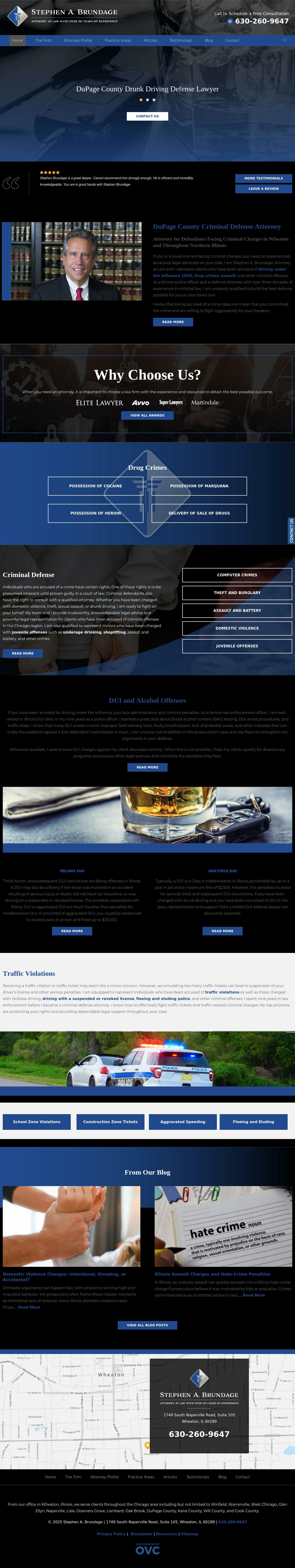 Law Office of Stephen A. Brundage - Wheaton IL Lawyers