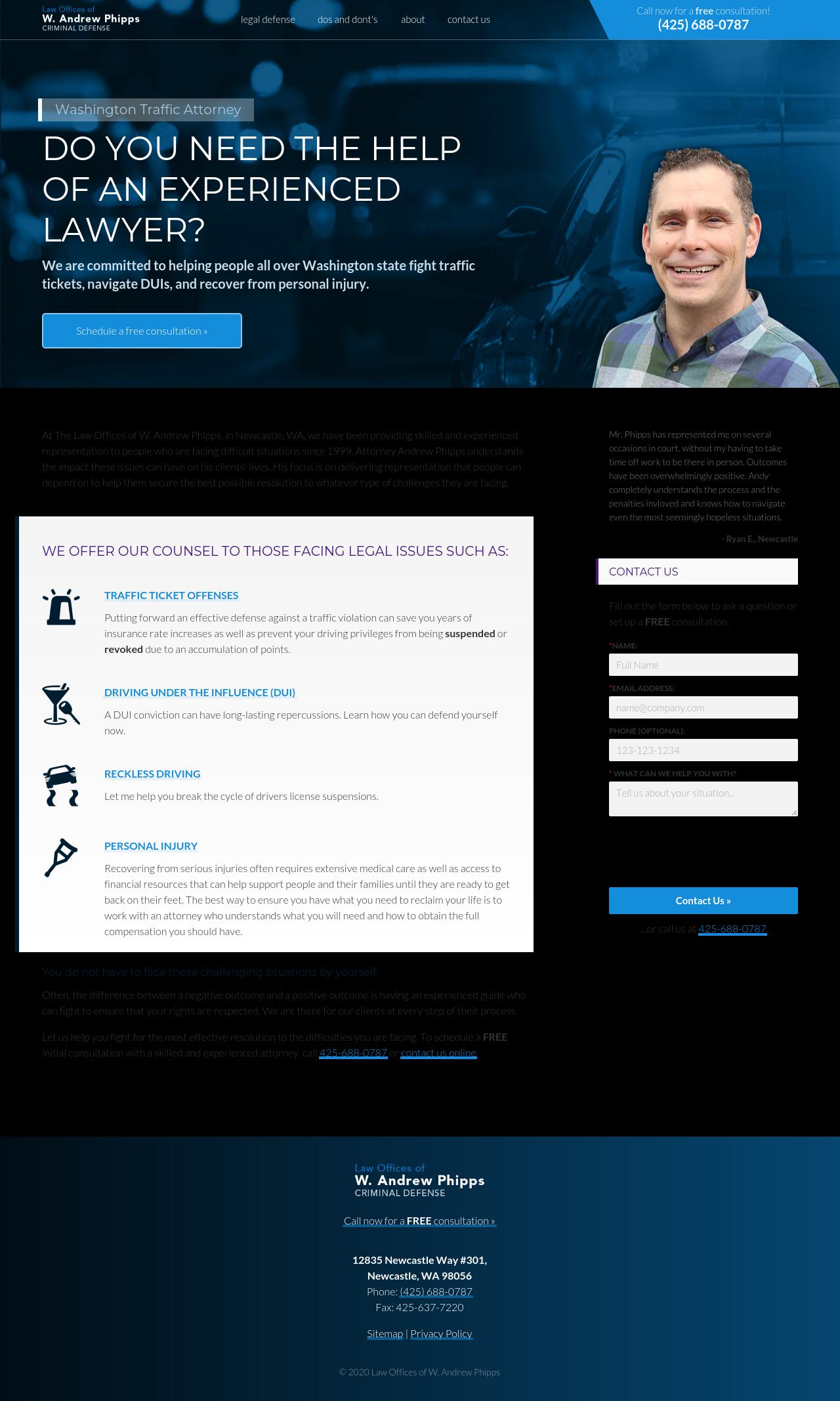 Law Offices of W. Andrew Phipps - Bellevue WA Lawyers