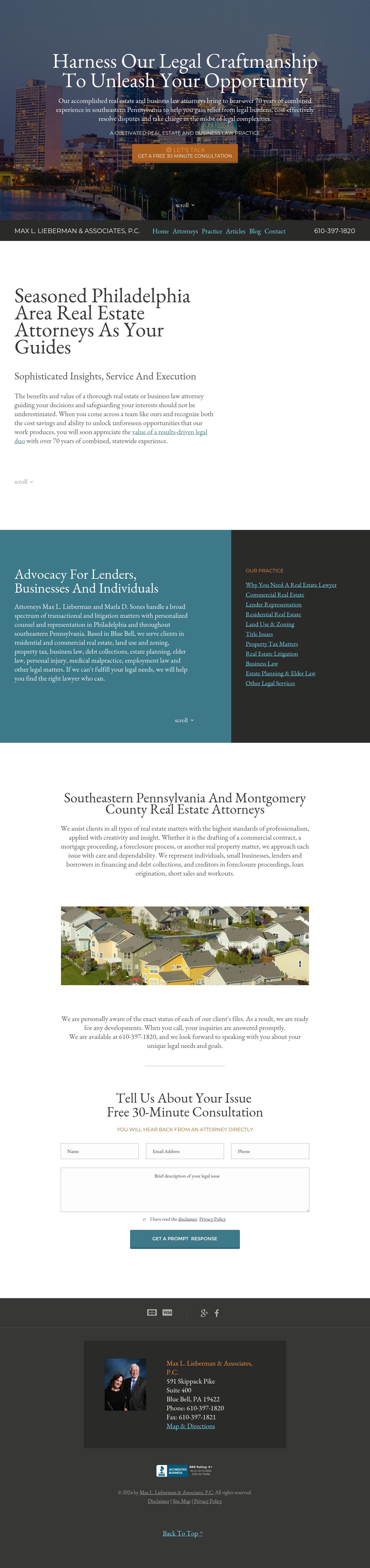 Max L. Lieberman & Associates, P.C. - Blue Bell PA Lawyers