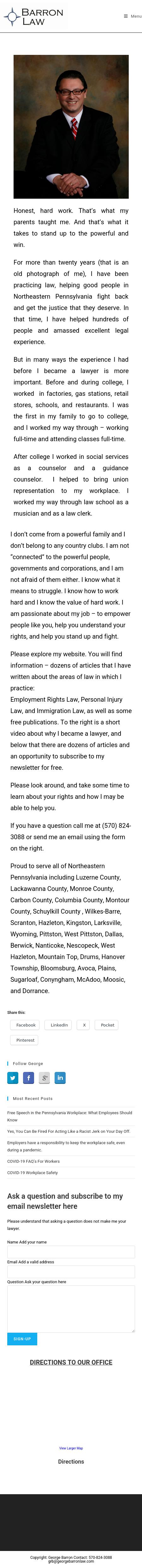 Barron Law  - Wilkes Barre PA Lawyers