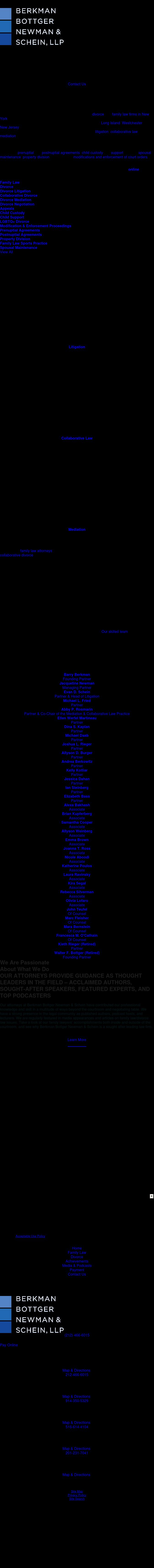 Berkman, Bottger, Newman, & Rodd, LLP - New York NY Lawyers