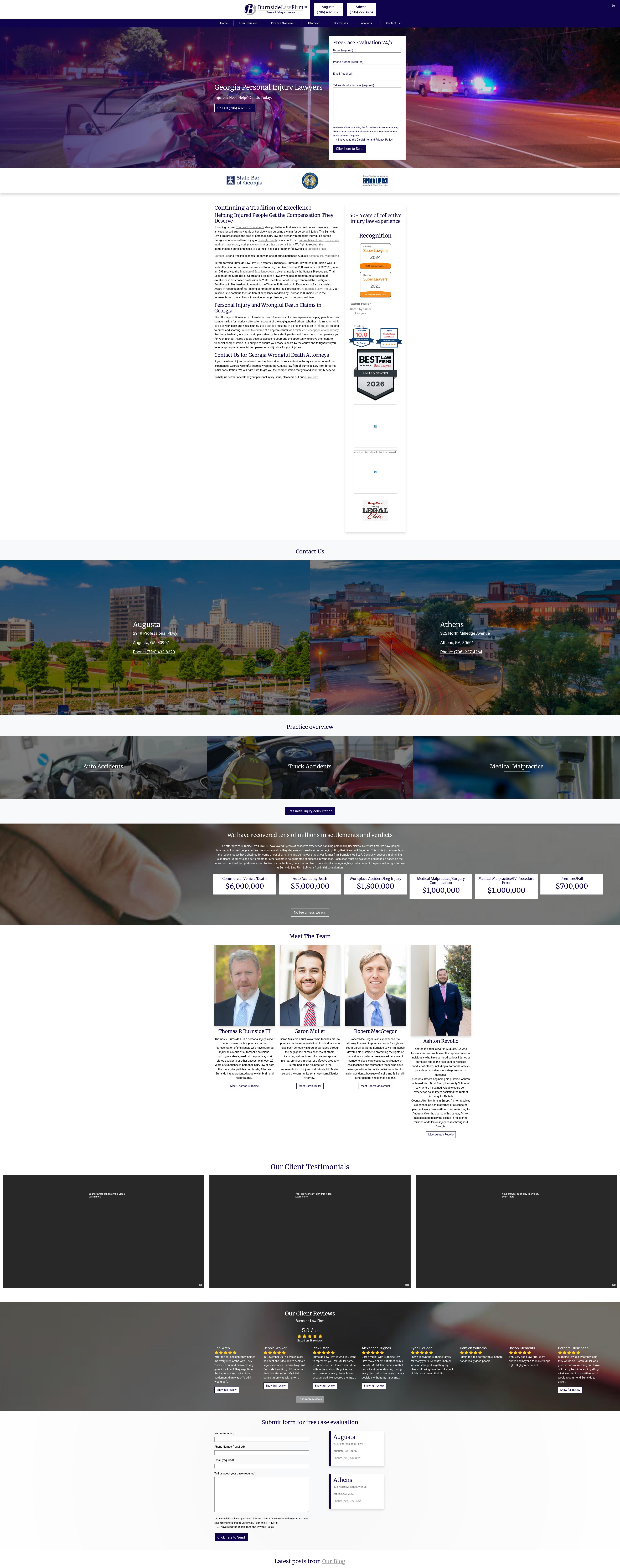 Burnside Law Firm, LLP - Athens GA Lawyers