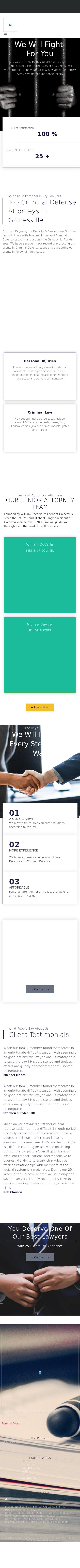 DeCarlis & Sawyer - Gainesville FL Lawyers