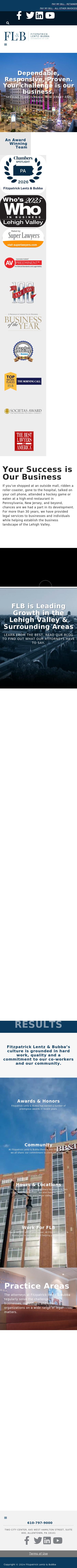 Fitzpatrick Lentz & Bubba, P.C. - Center Valley PA Lawyers