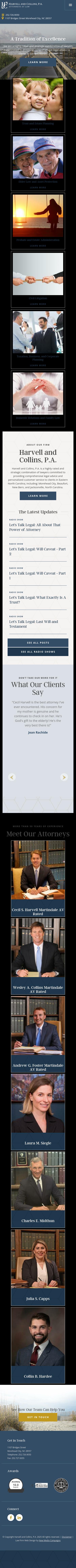 Harvell & Collins, P.A. - Morehead City NC Lawyers