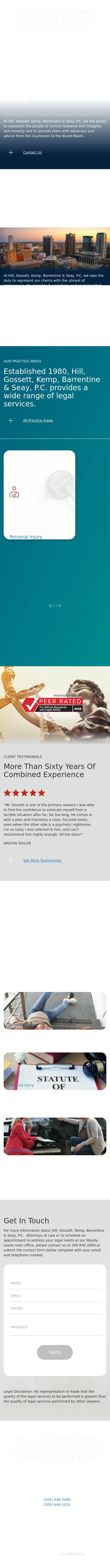 Hill, Weisskopf & Hill, P.C. - Springville AL Lawyers