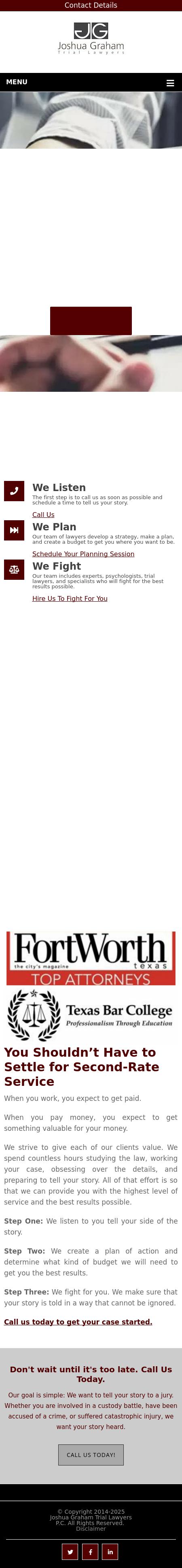 Joshua Graham & Associates, PLLC. - Fort Worth TX Lawyers