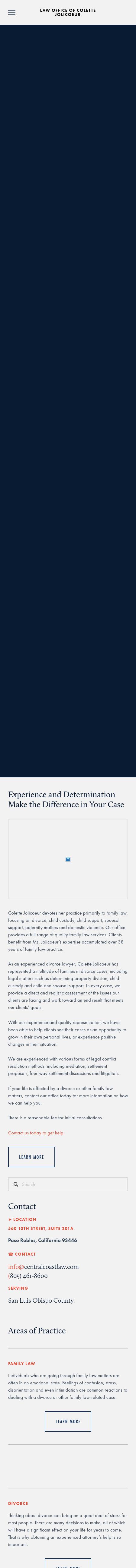 Law Office of Colette Jolicoeur - Atascadero CA Lawyers