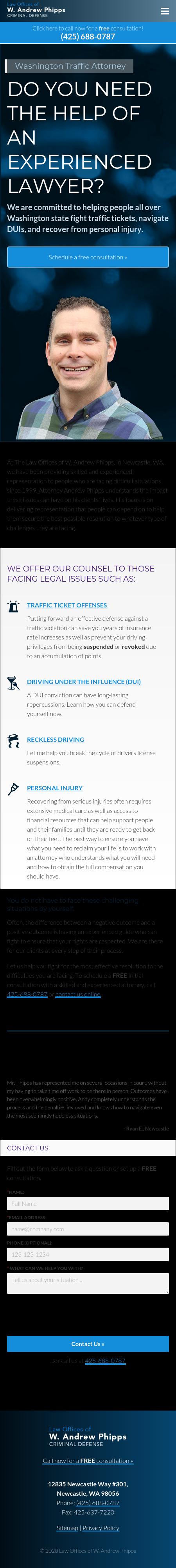 Law Offices of W. Andrew Phipps - Bellevue WA Lawyers