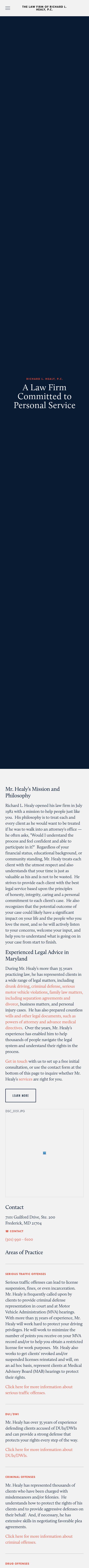 Richard L. Healy, P.C. - Gaithersburg MD Lawyers