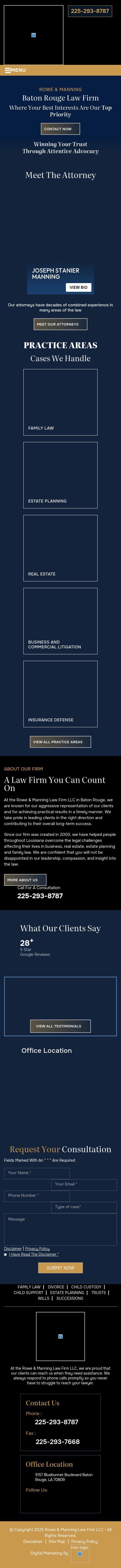 Rowe Law Firm - Baton Rouge LA Lawyers