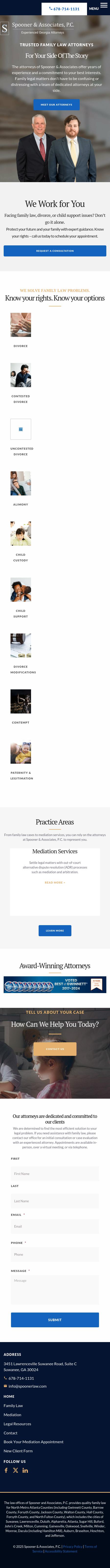 Spooner & Associates, P.C. - Suwanee GA Lawyers