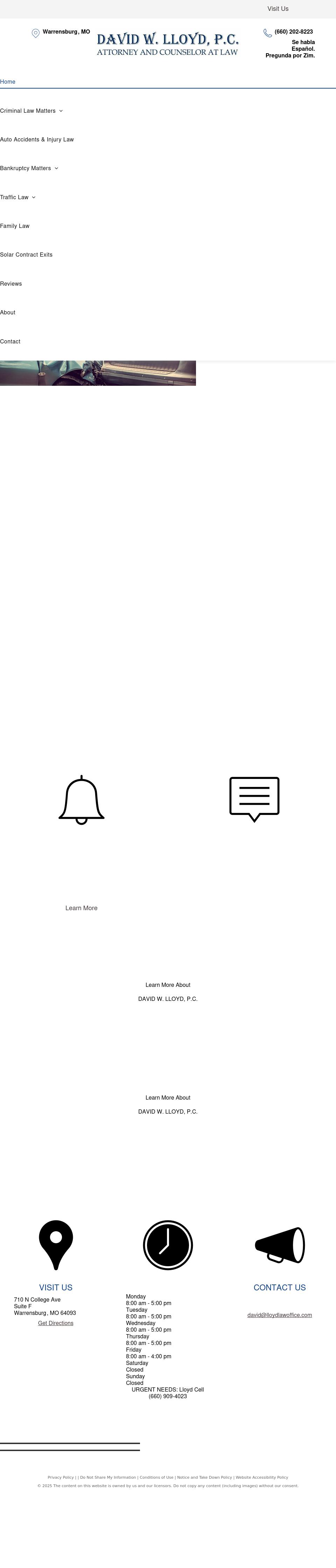 Strong Tower Legal Services, P.C. - Warrensburg MO Lawyers