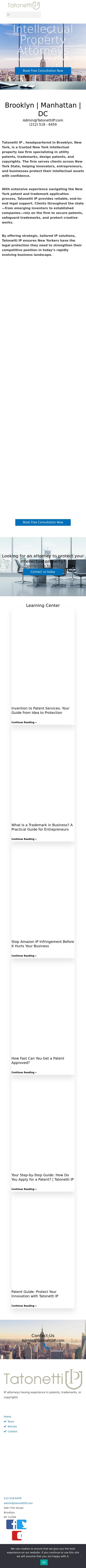 Tatonetti IP - Brooklyn NY Lawyers