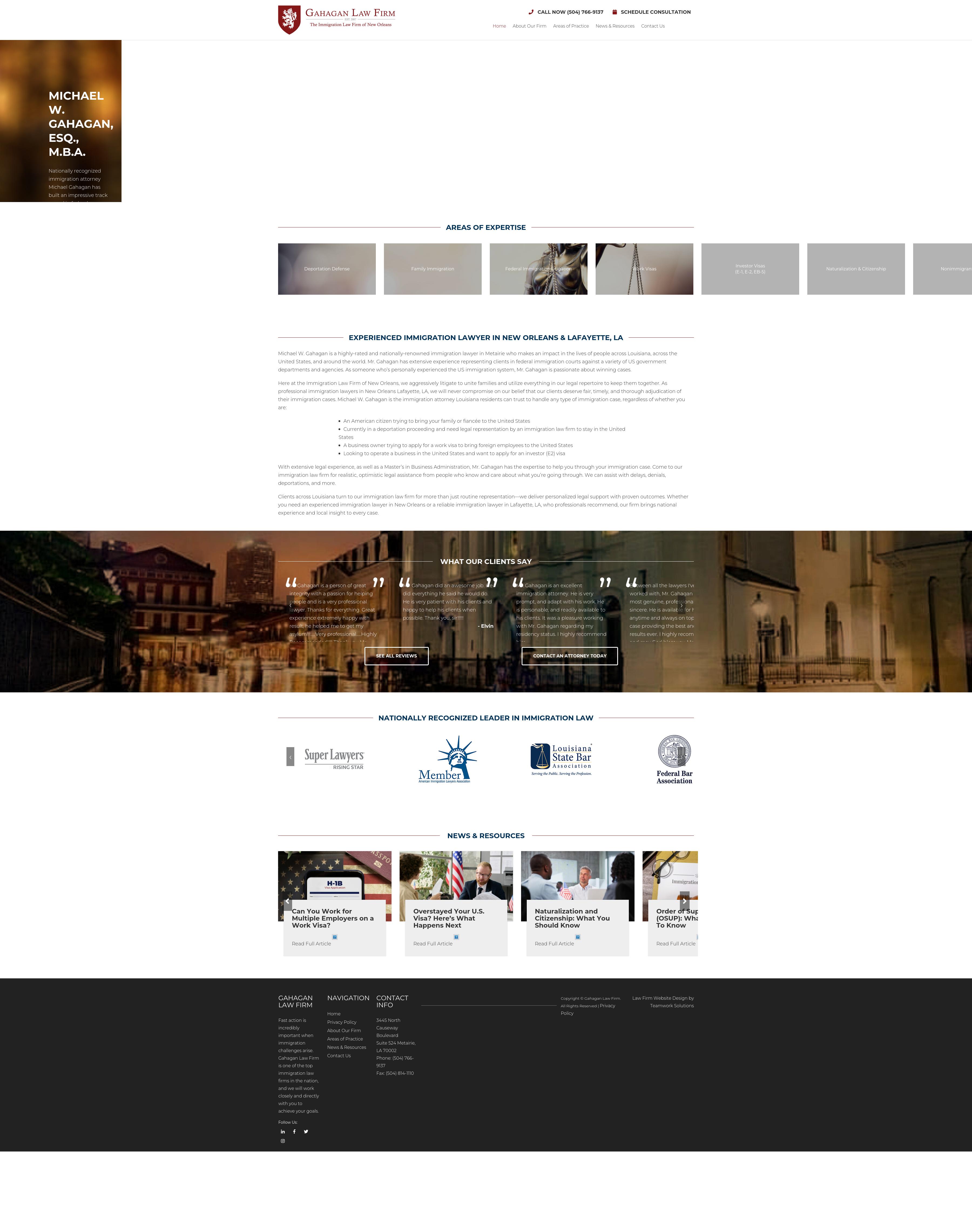 The Immigration Law Firm of New Orleans - Metairie LA Lawyers