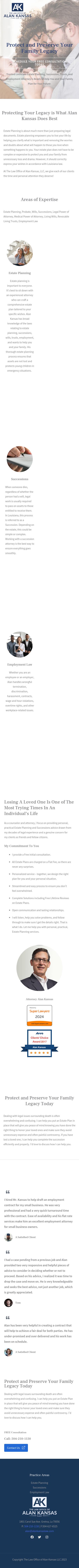 The Law Office of Alan Kansas, L.L.C. - Terrytown LA Lawyers