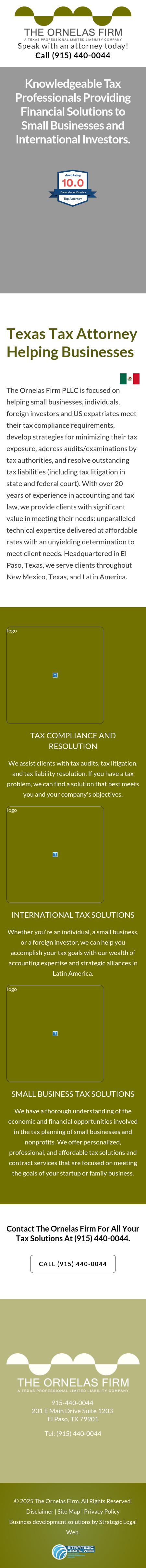 The Ornelas Firm PLLC - El Paso TX Lawyers