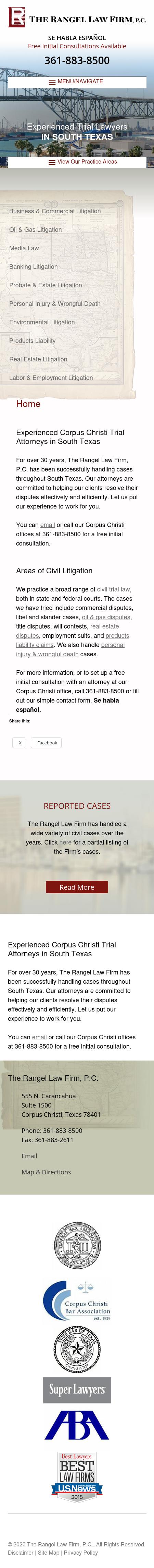 The Rangel Law Firm, P.C. - Corpus Christi TX Lawyers