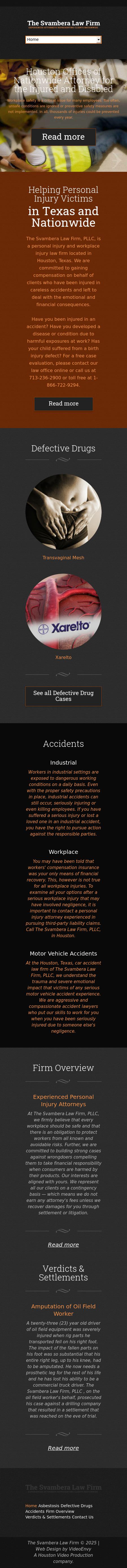 The Svambera Law Firm, PLLC - Houston TX Lawyers