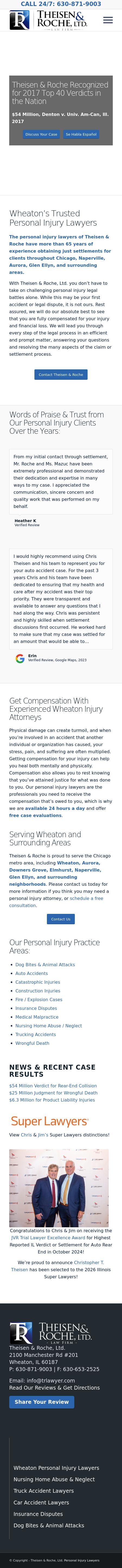 Theisen & Roche, Ltd. - Wheaton IL Lawyers