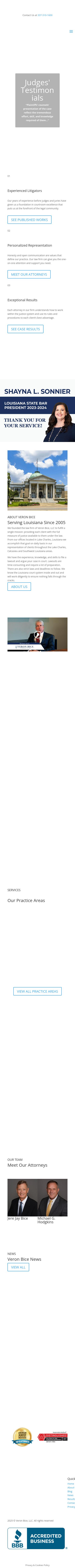 Veron, Bice, Palermo & Wilson, LLC - Lake Charles LA Lawyers