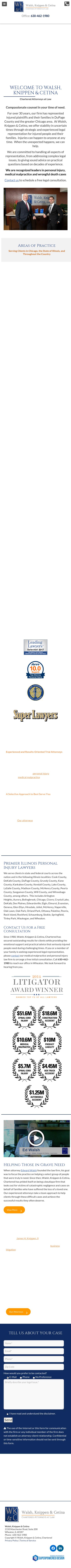 Walsh, Knippen, Pollock & Cetina, Chartered - Wheaton IL Lawyers