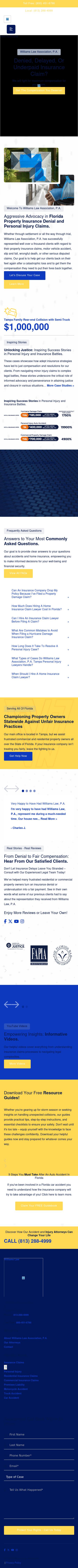 Williams Law Association, P.A. - Brandon FL Lawyers