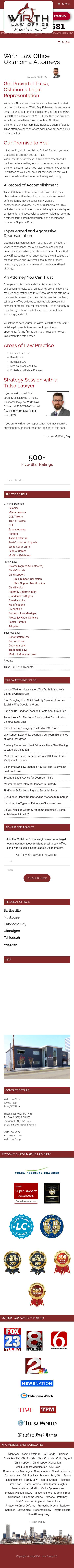 Wirth Law Office - Tulsa Attorneys - Tulsa OK Lawyers