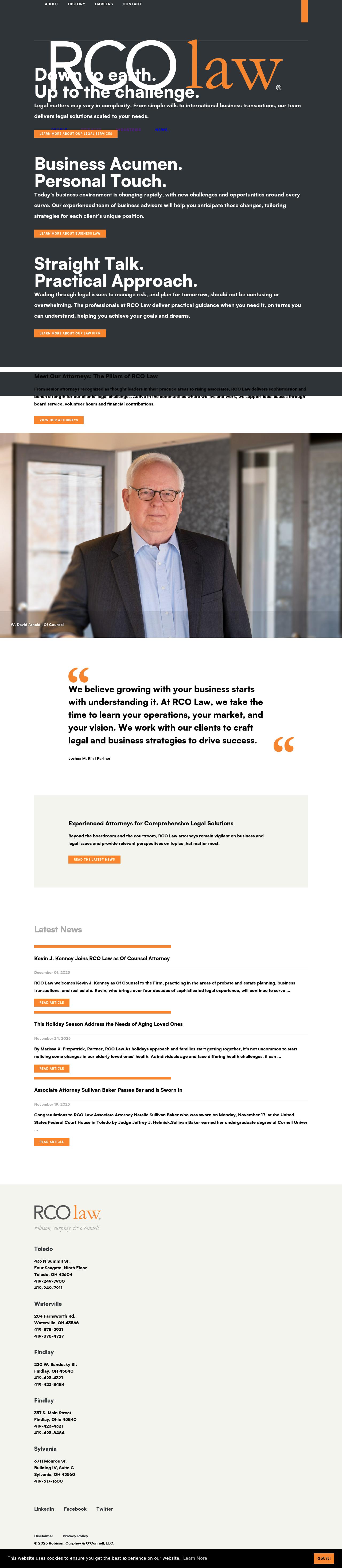 Robison, Curphey & O'Connell, LLC - Waterville OH Lawyers