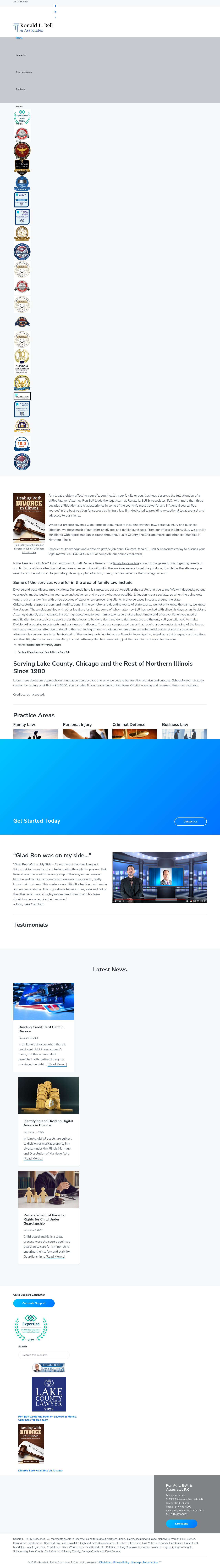 Ronald L. Bell & Associates P.C. - Libertyville IL Lawyers