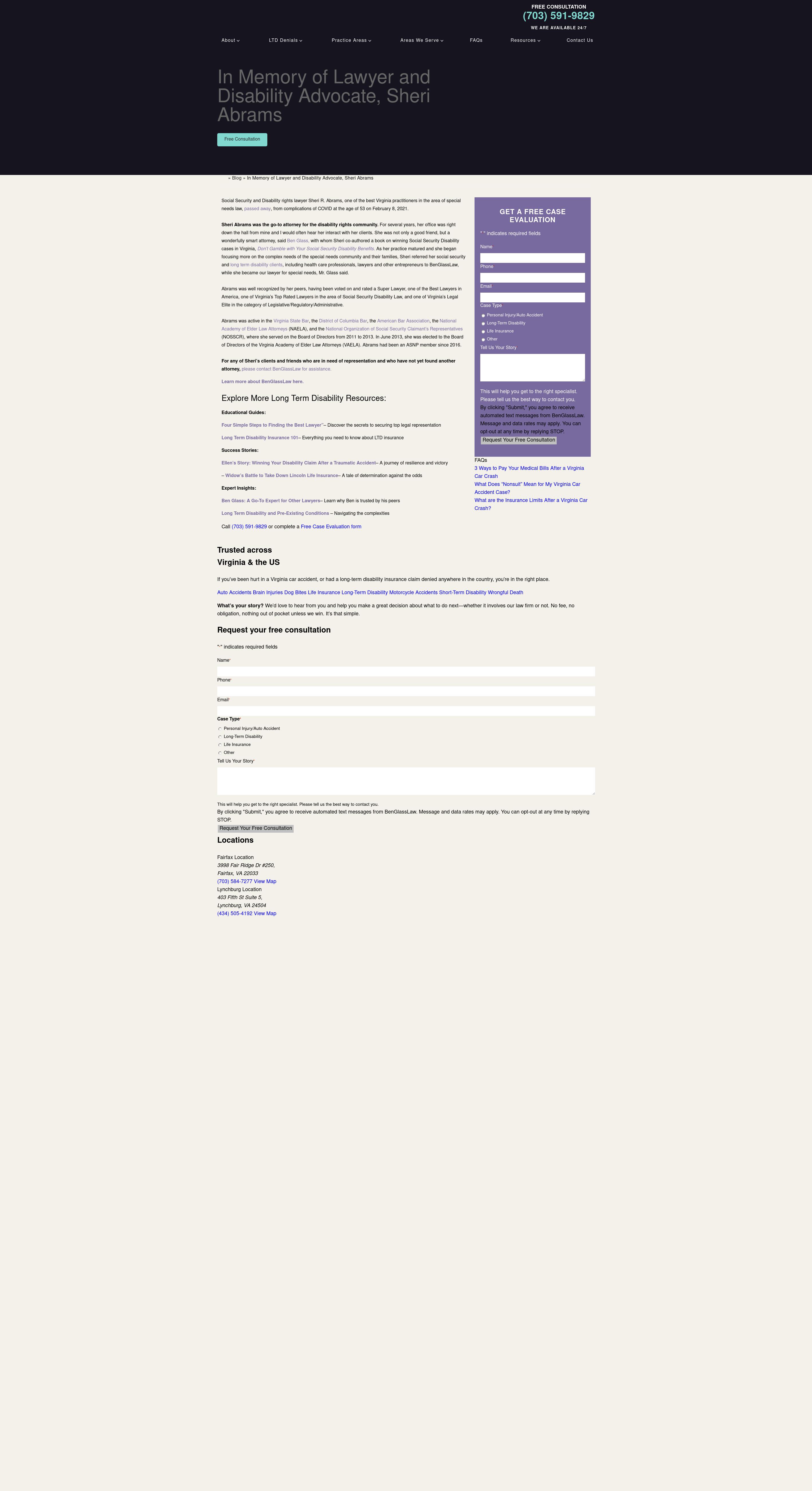 Sheri R. Abrams PLLC - Oakton  VA Lawyers