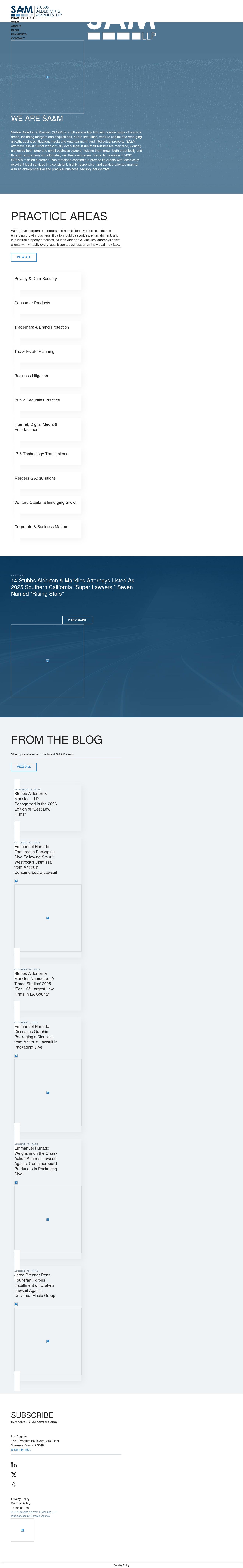 Stubbs Alderton & Markiles, LLP - Santa Monica CA Lawyers