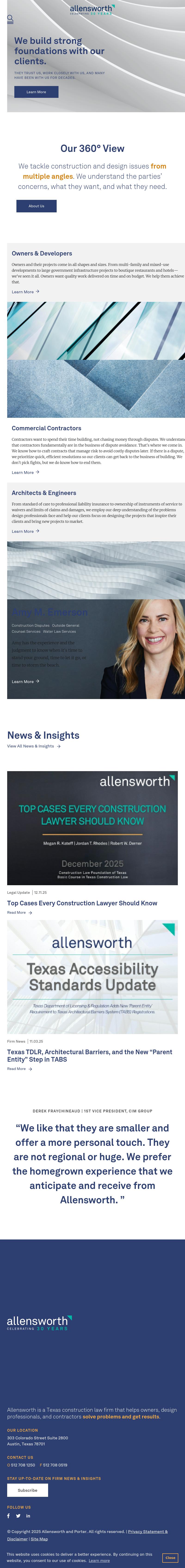 Allensworth and Porter, L.L.P. - Austin TX Lawyers