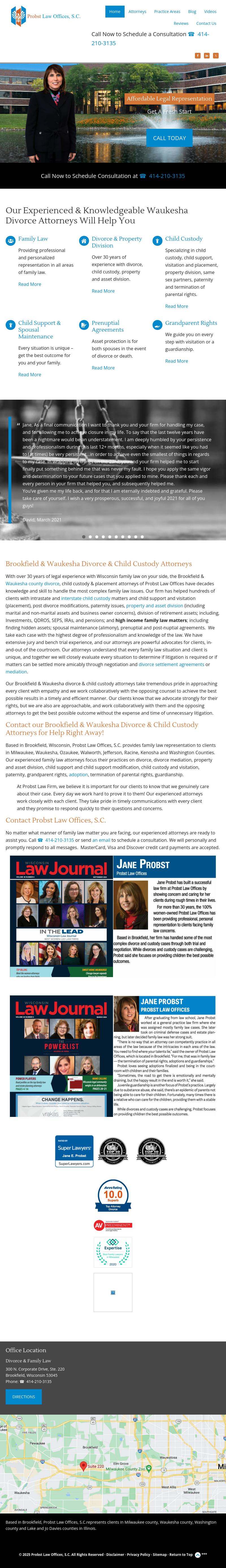 Attorney Jane E. Probst - Brookfield WI Lawyers