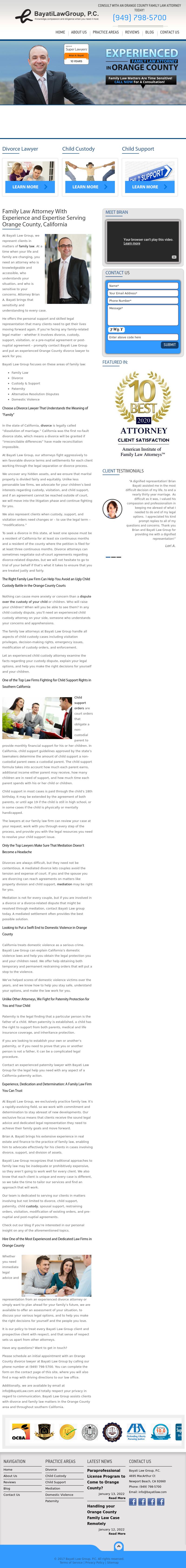 Bayati Law Group, P.C. - Newport Beach CA Lawyers